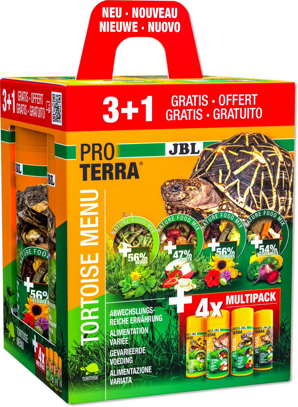 JBL ProTerra Landschildkröten Menue